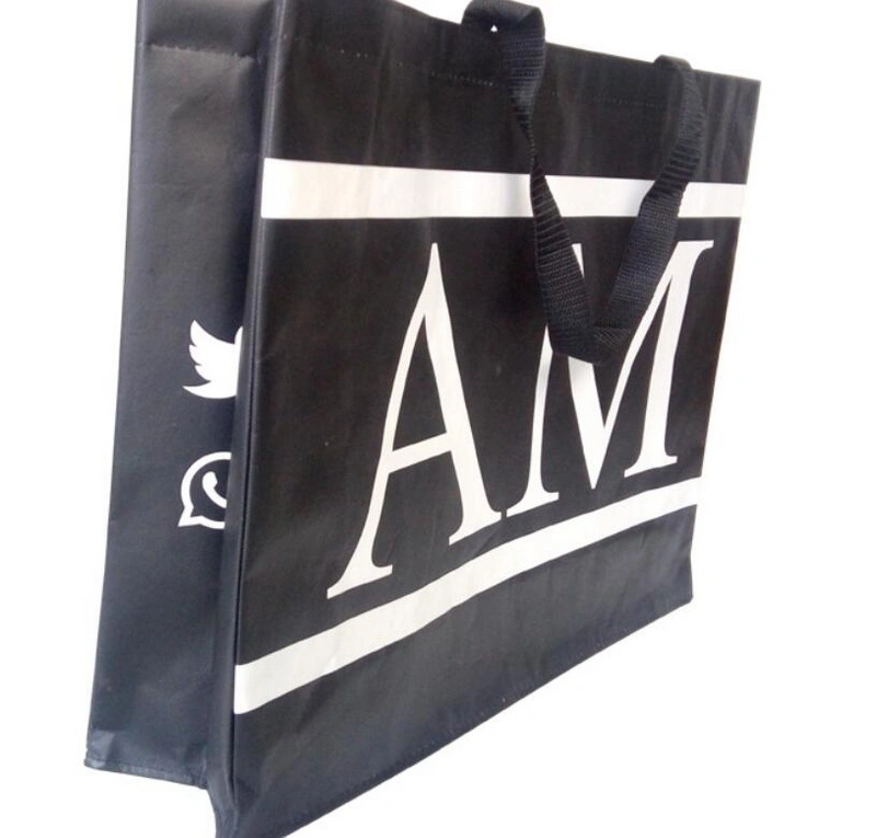 Silkscreen Printed Handled Eco Reusable Nonwoven Tote Bag for Shopping